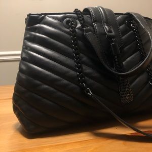🖤Black on Black Aldo Tassle Bag🖤